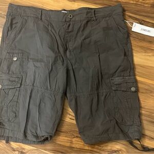 Jaweru Men’s Grey Cargo Shorts NWT 40W